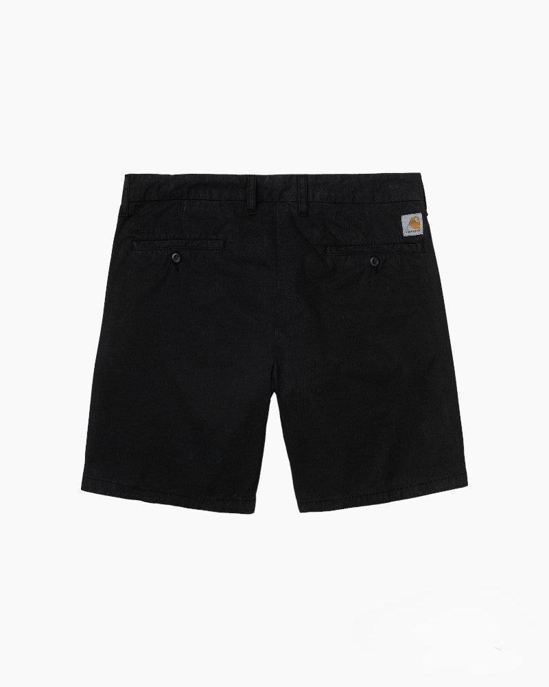 Bermudas John short - black (garment dyed)