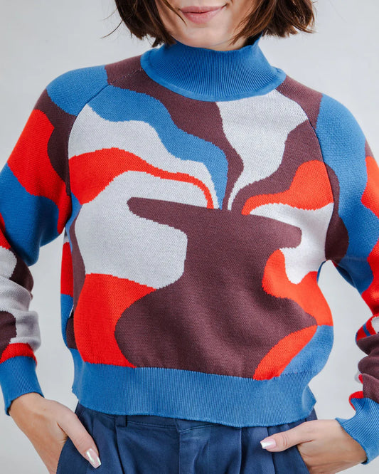 Jersey Corto Jacquard Sobremesa