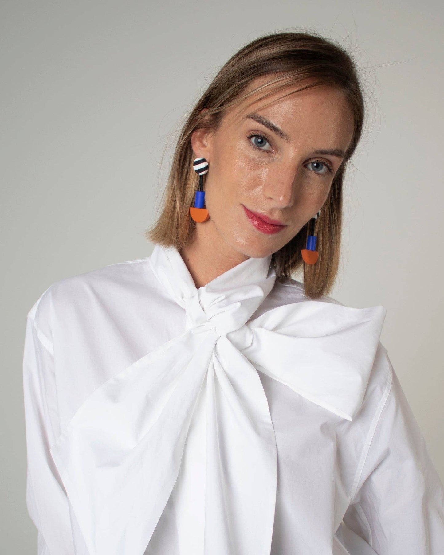 Pendientes Balancín teja