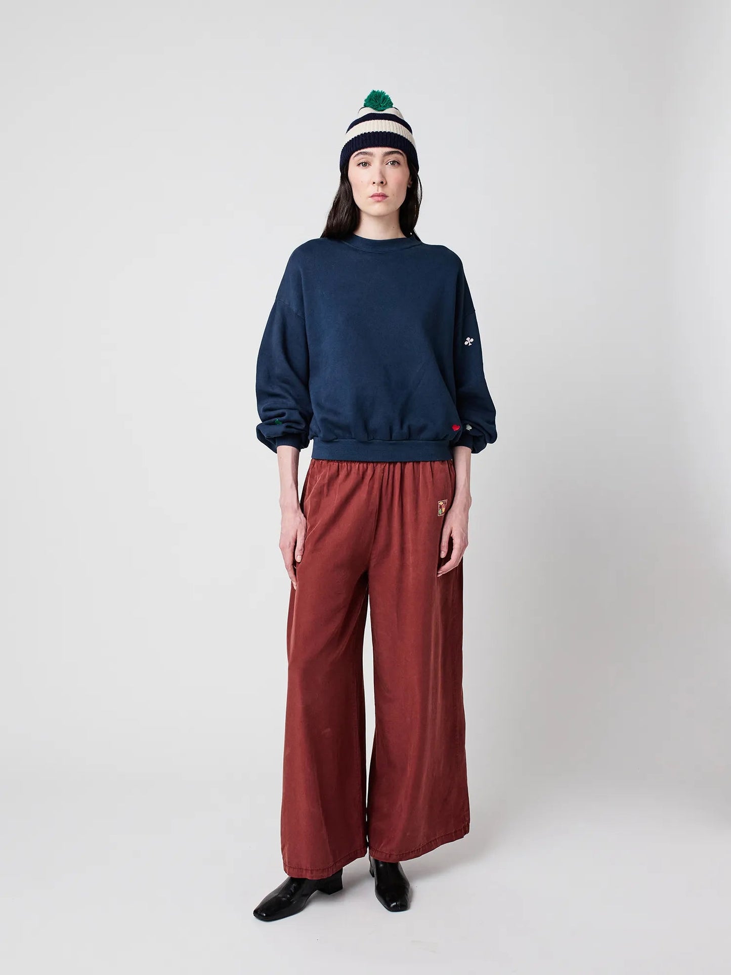 Sudadera Navy relaxed