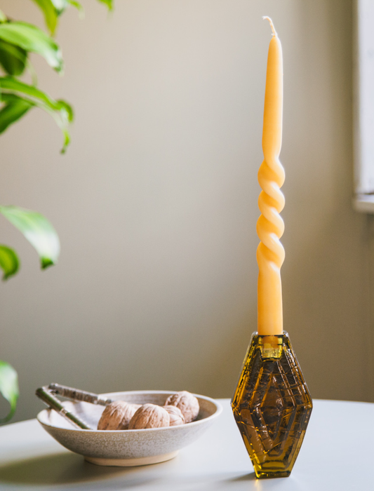 Portavelas INFINITE HEXAGON - AMBER