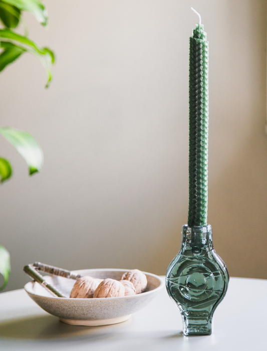 Portavelas INFINITE ROUND - SMOKEY GREEN