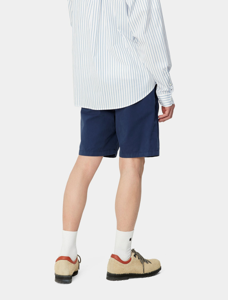 Bermudas John short - blue (garment dyed)