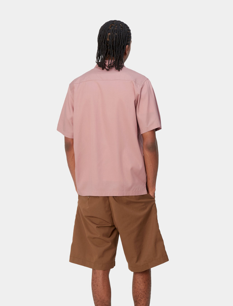 CAMISA S/S DELRAY - GLASSY PINK / BLACK