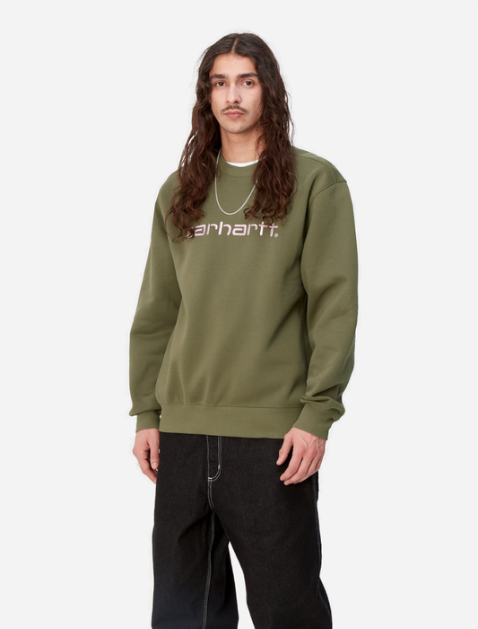 SUDADERA CARHARTT- DUNDEE / GLASSY PINK