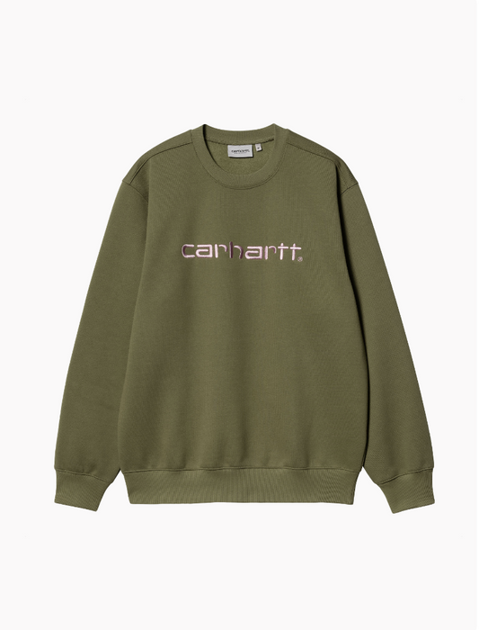 SUDADERA CARHARTT- DUNDEE / GLASSY PINK