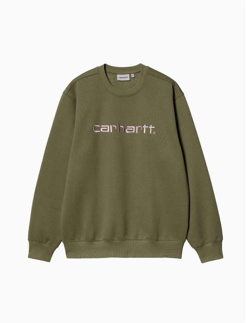 SUDADERA CARHARTT- DUNDEE / GLASSY PINK