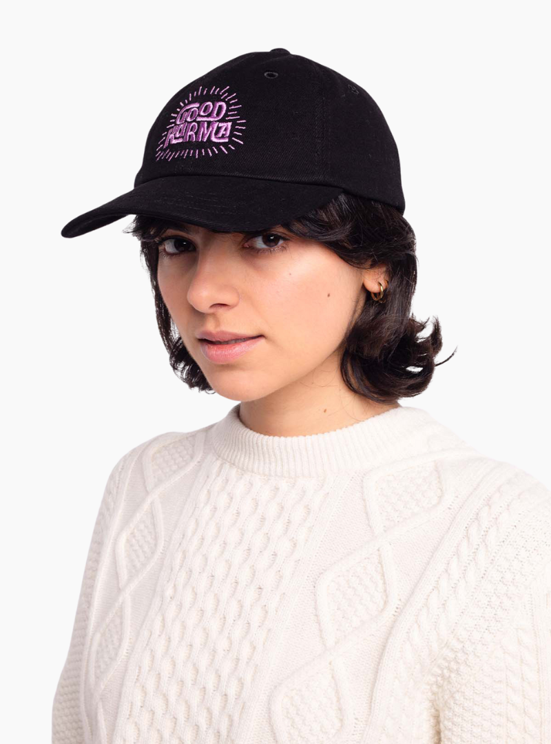 Gorra Good karma - Black denim