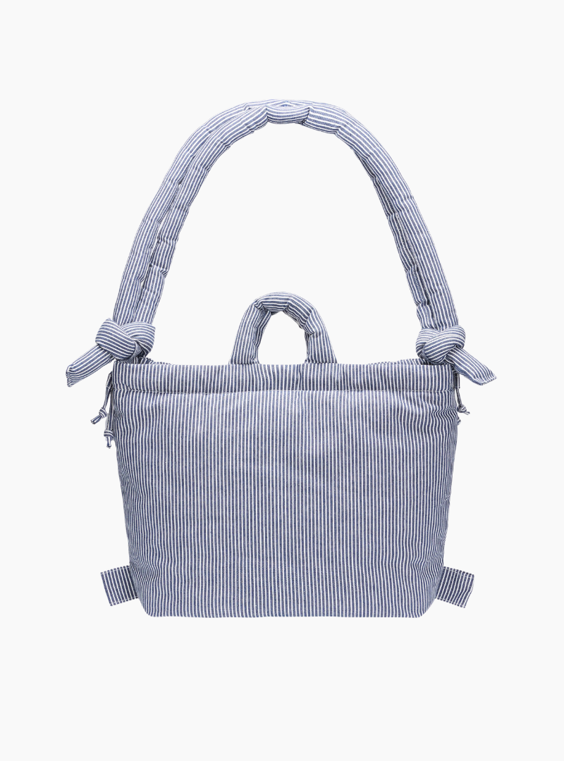 Ona soft bag - Cotton Navy stripe (limited)
