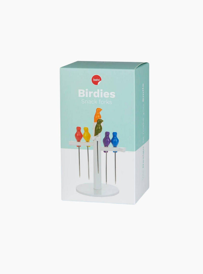 Tenedores para aperitivo Birdies (6 uds.)