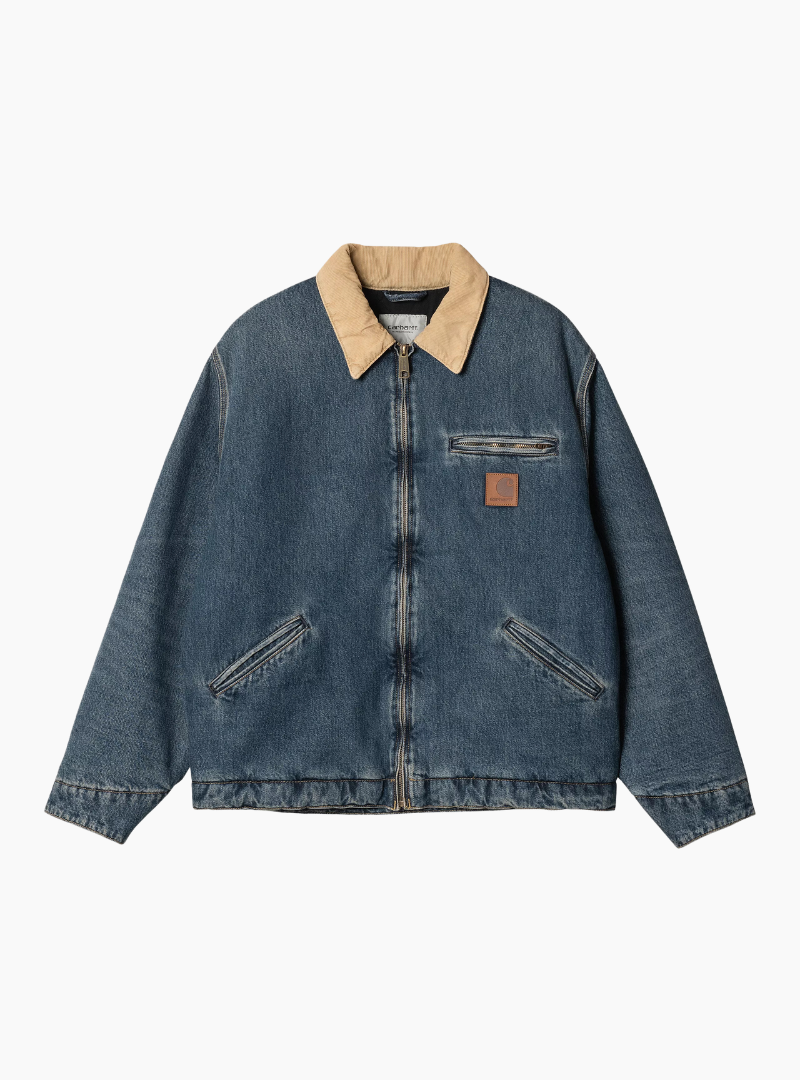 Cazadora OG Detroit - blue / dusty h. brown (worn used wash)