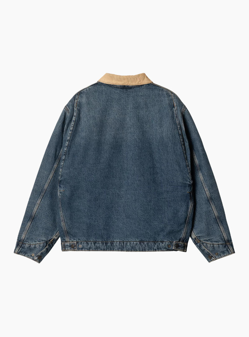 Cazadora OG Detroit - blue / dusty h. brown (worn used wash)