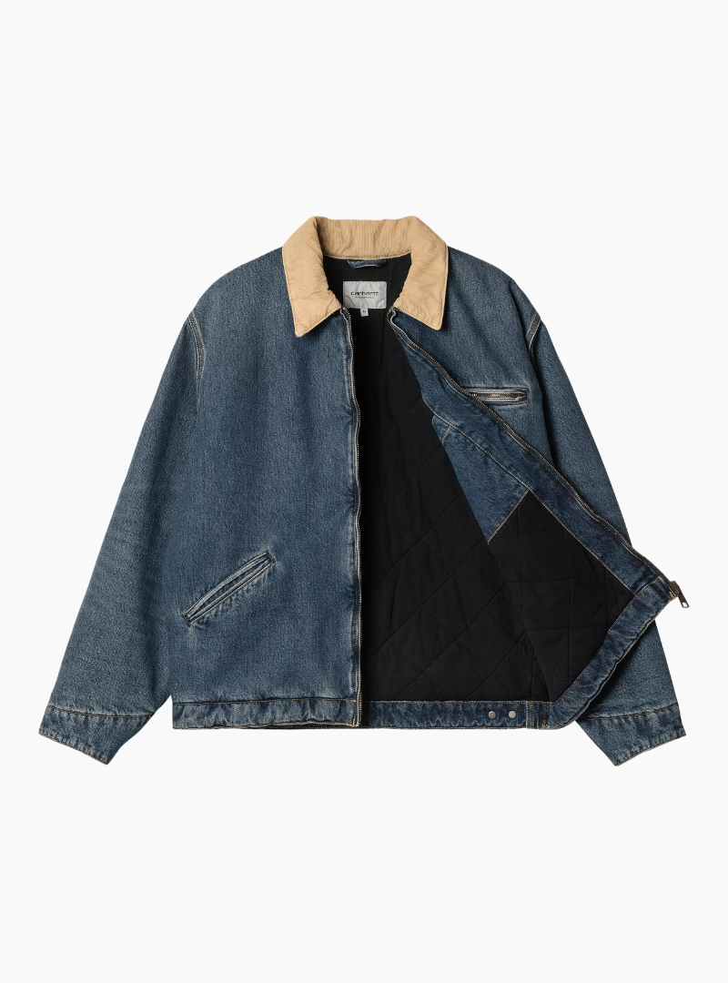 Cazadora OG Detroit - blue / dusty h. brown (worn used wash)