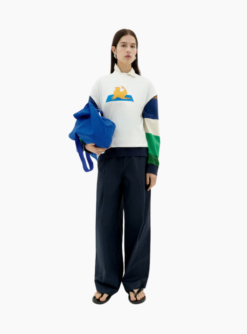 Camiseta Yogui Animal Volta - white