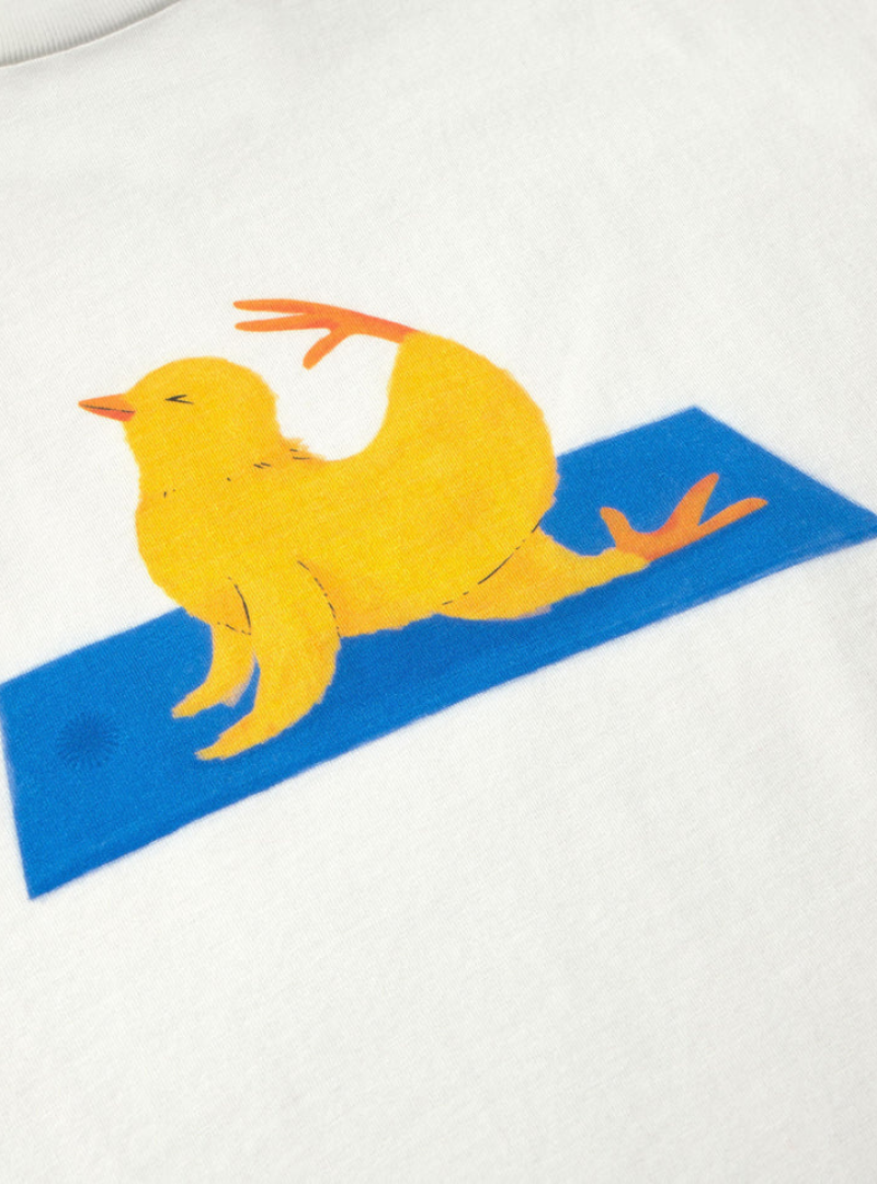 Camiseta Yogui Animal Volta - white