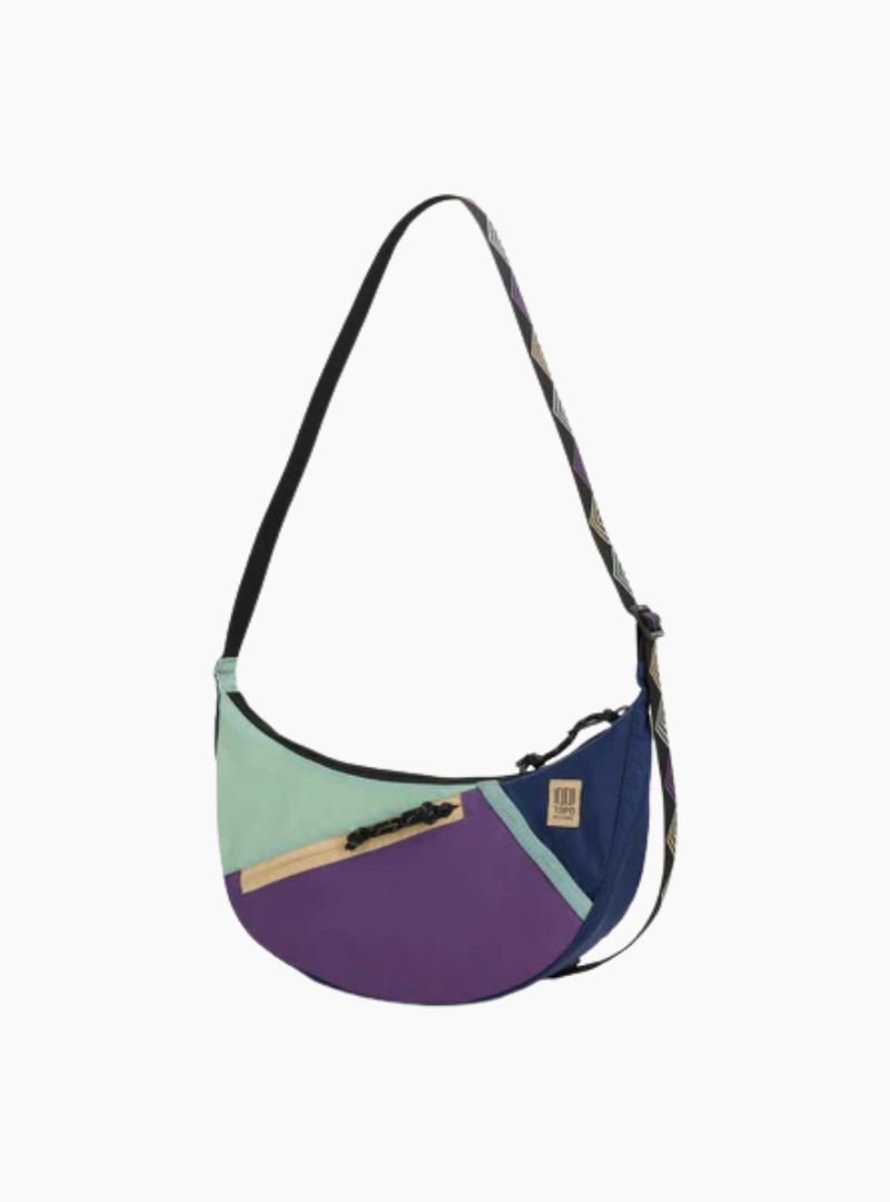 Bolso bandolera Moonlight - Midnight / Loganberry