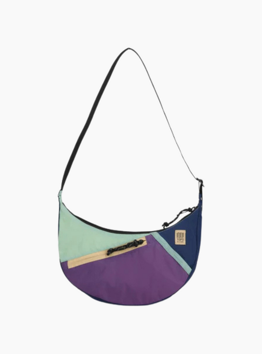 Bolso bandolera Moonlight - Midnight / Loganberry