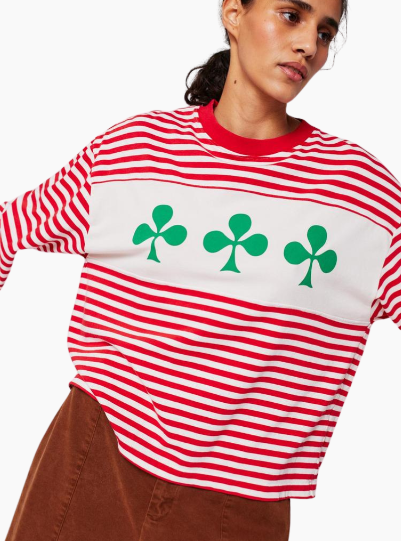 Camiseta Shamrock knitted striped