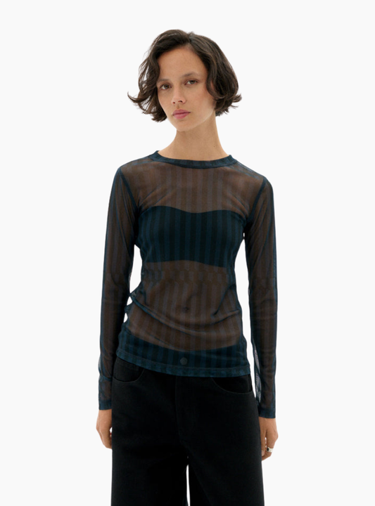 Top azul Esqué Tere