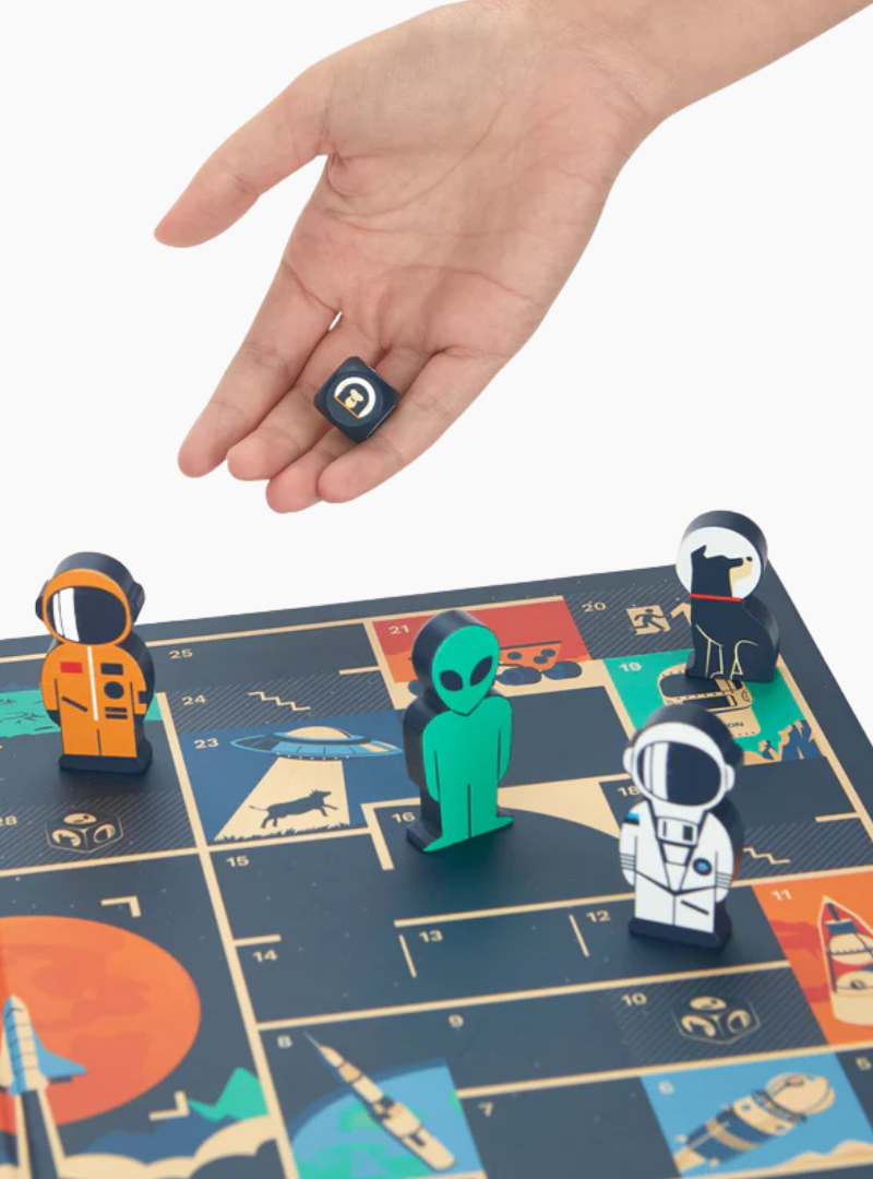 Juego de mesa Space Museum madera/cartón