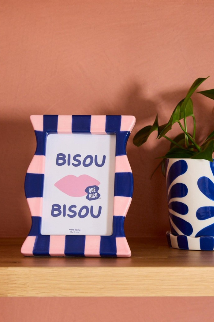 Marco Fotos Francisco - Azul / Rosa