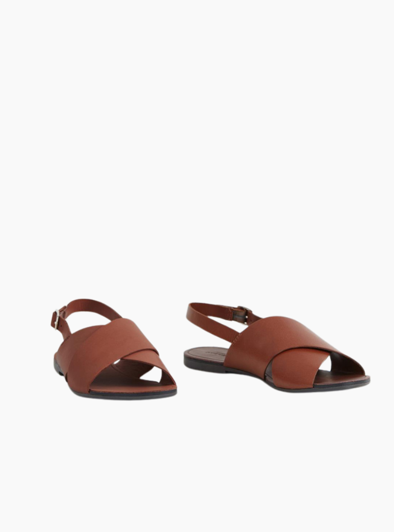 Sandalias Tia cruzadas - brown