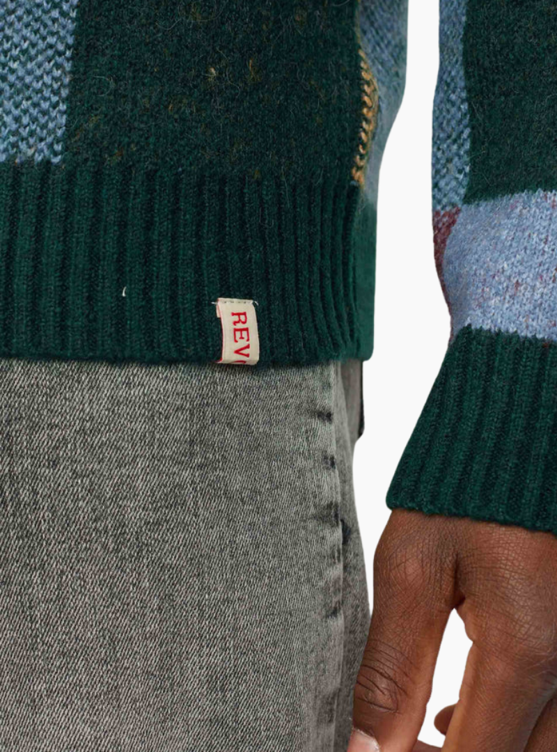 Jersey squares 6591 - Dark green