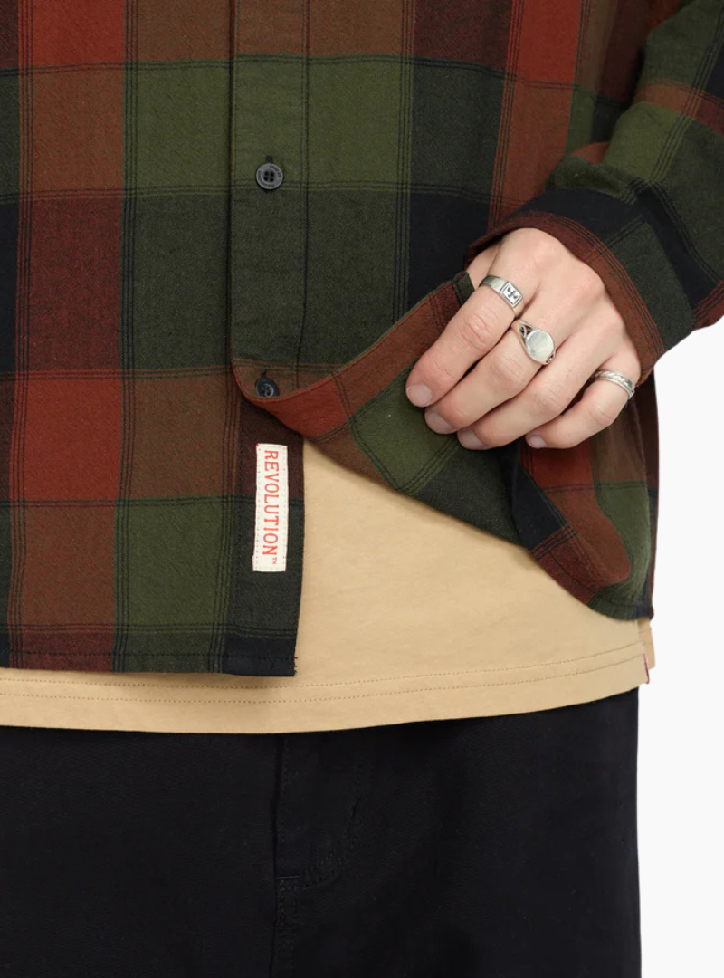 Camisa loose 3131 - dark red