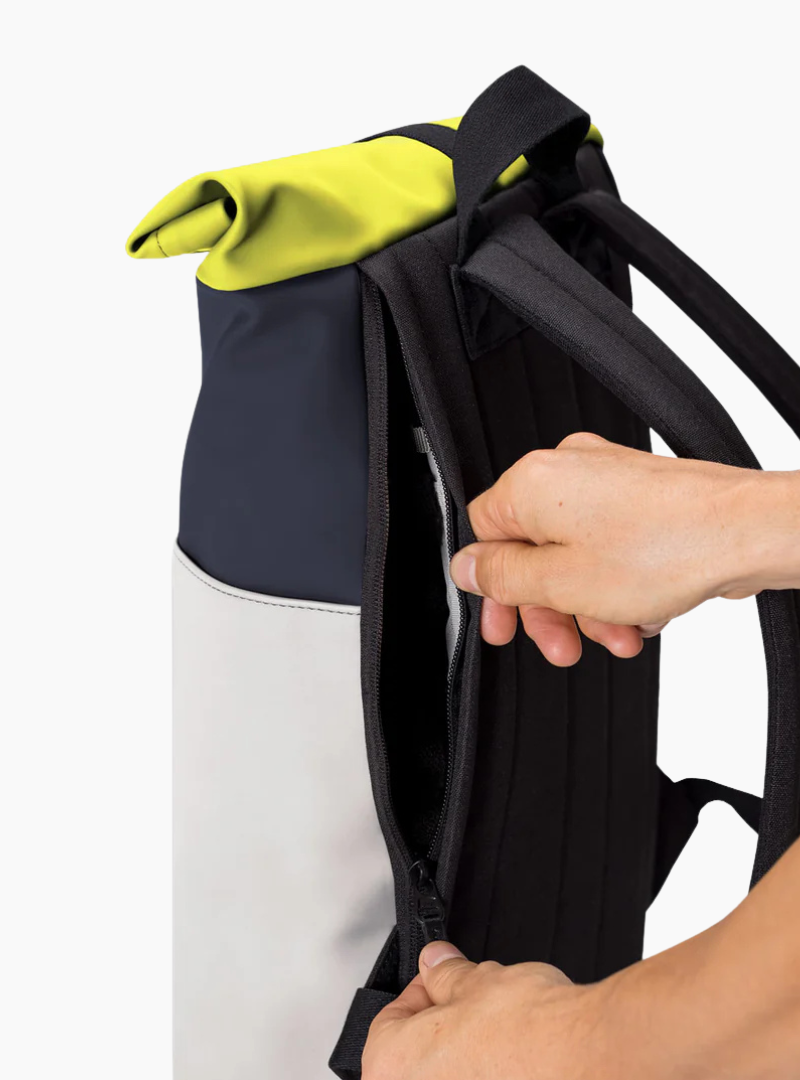 Mochila Hajo Mini Lotus - dark Navy - Light Grey