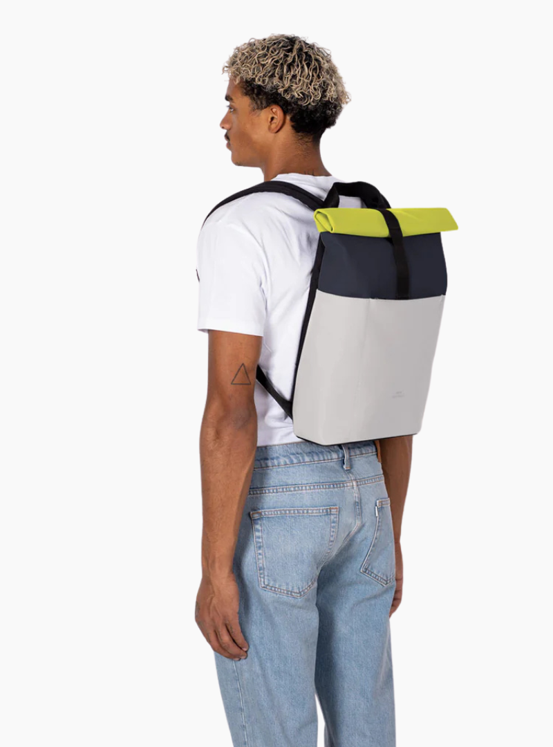 Mochila Hajo Mini Lotus - dark Navy - Light Grey