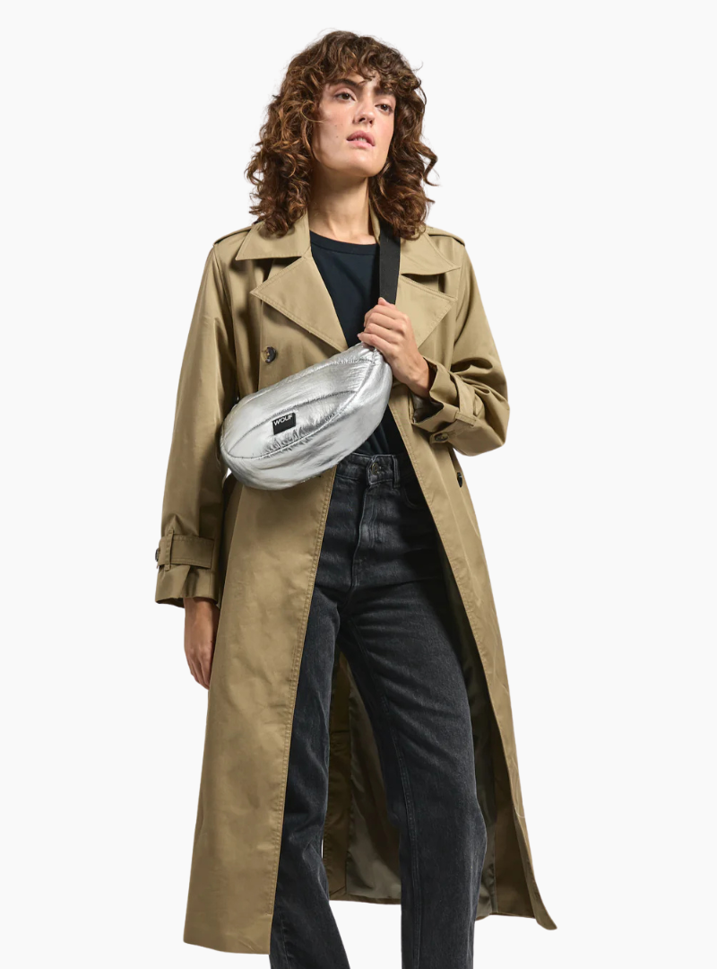 Bolso bandolera Silver Glossy