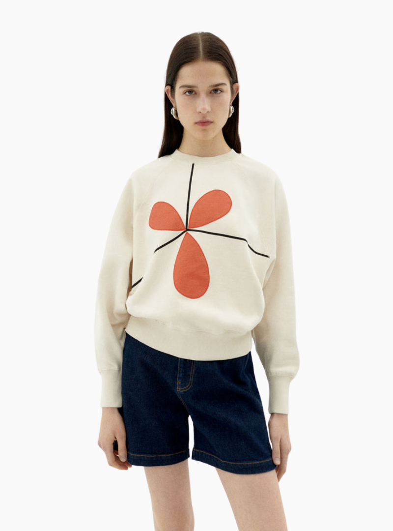 Sudadera Sabine Bonnie - white