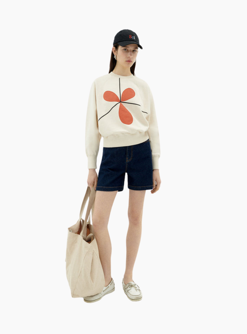 Sudadera Sabine Bonnie - white