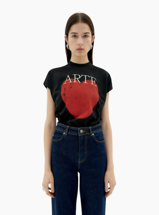 Camiseta Art Love Volta - black