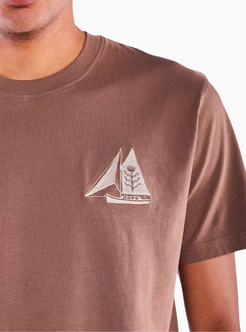 Camiseta Seabass - mocha