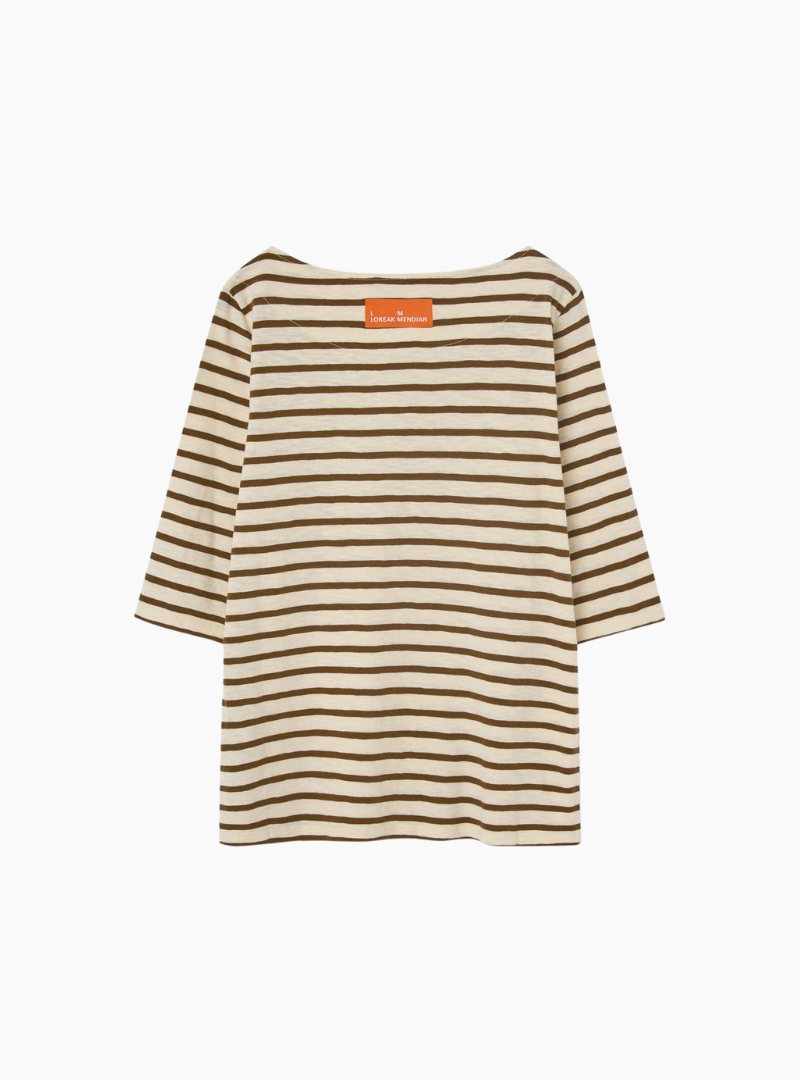 Camiseta Bogak - cream / brown