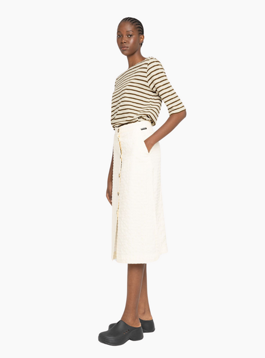 Camiseta Bogak - cream / brown