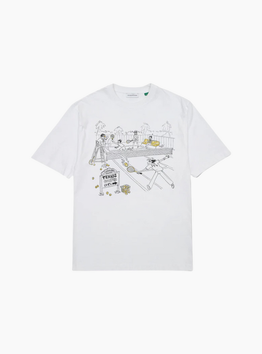 Camiseta Tennis Courts - white