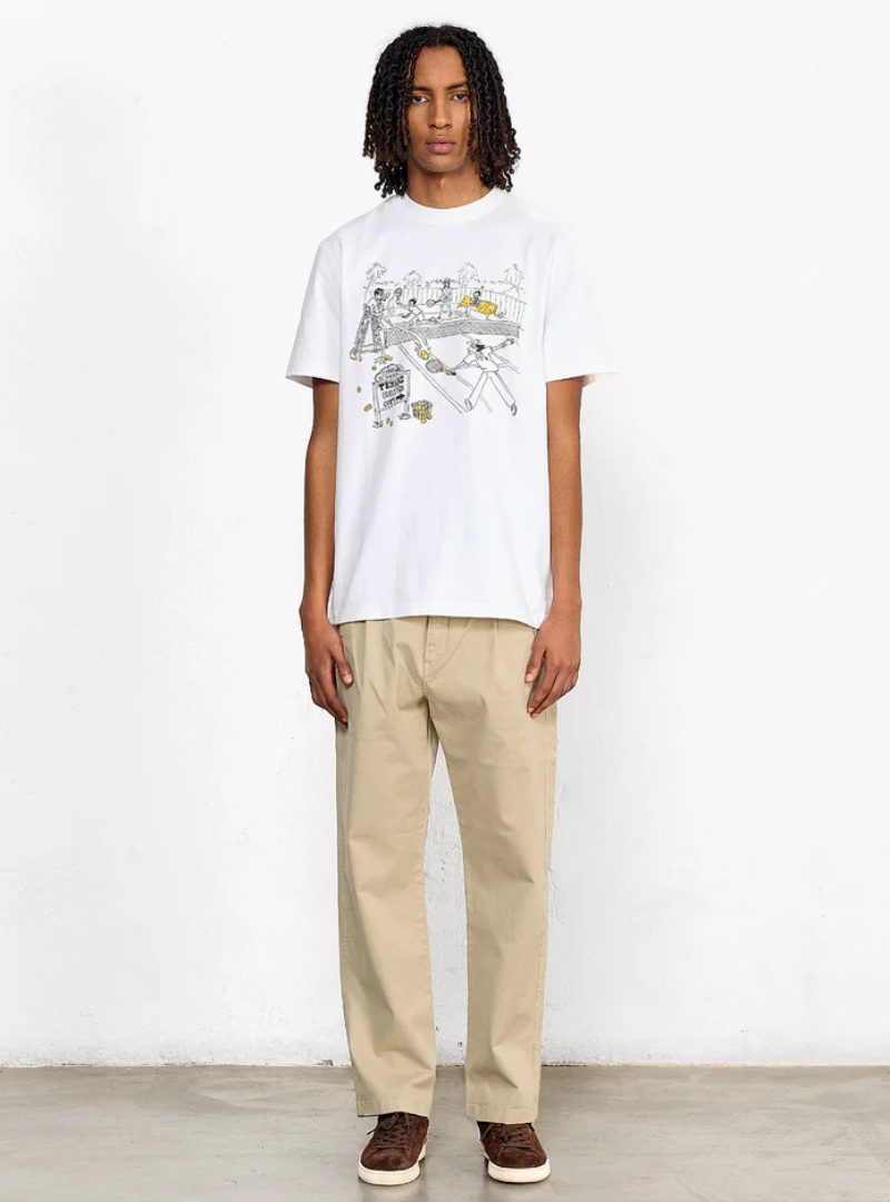 Camiseta Tennis Courts - white