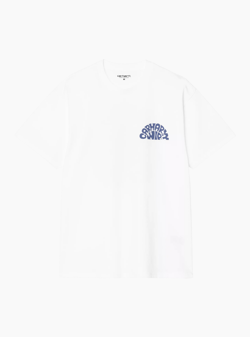 Camiseta S/S Jazzy - white / blue iris