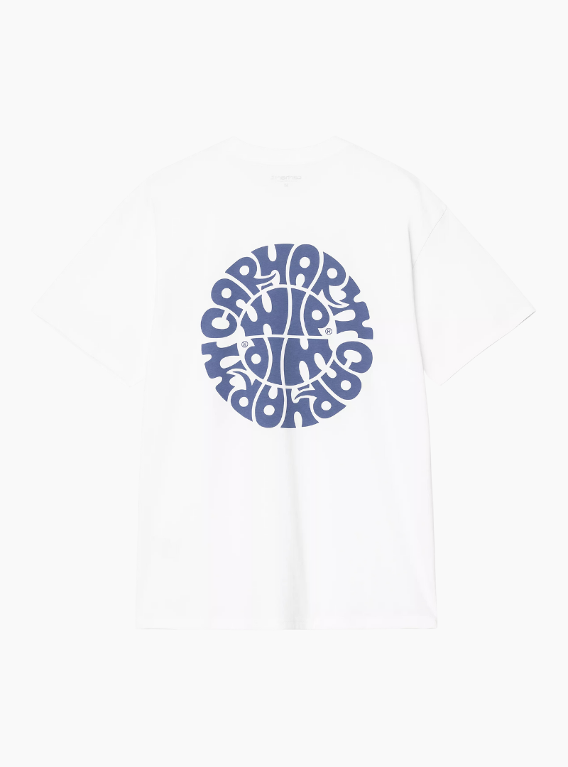 Camiseta S/S Jazzy - white / blue iris