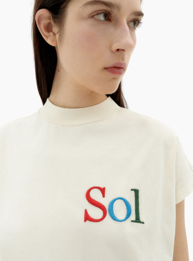 Camiseta Sol Volta - white