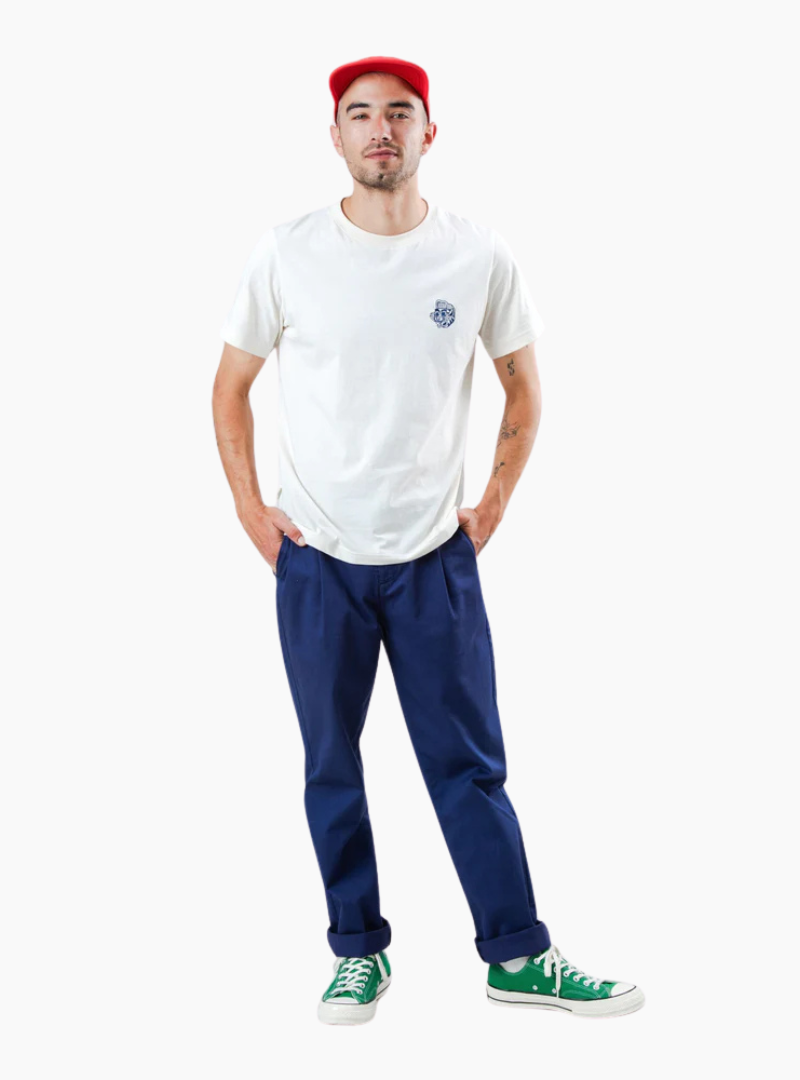 Camiseta Asis Percales Tigris - Ecru