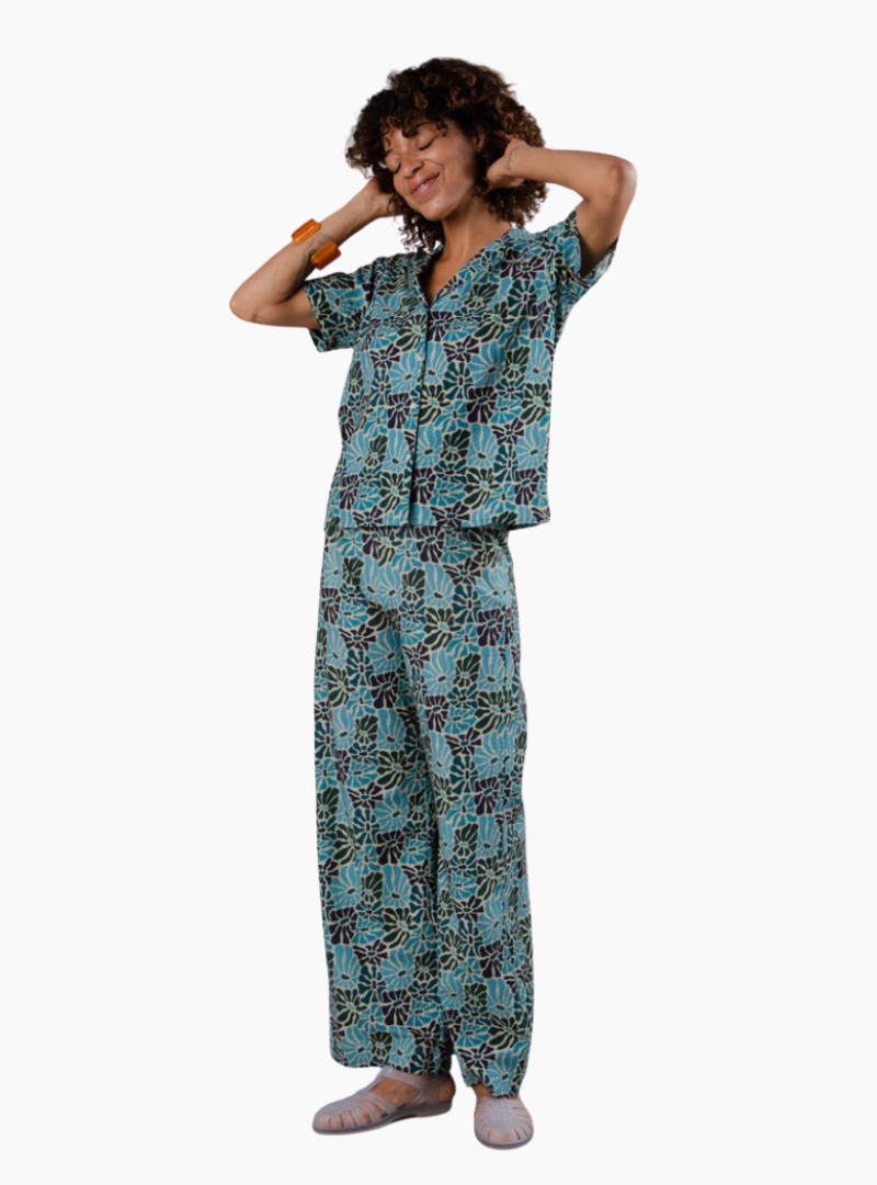 BLUSA ALOHA SPRING - BLUE