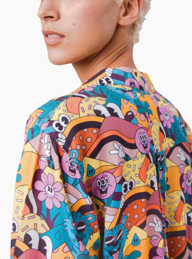 BLUSA ALOHA YEYE WELLER - AMARILLA