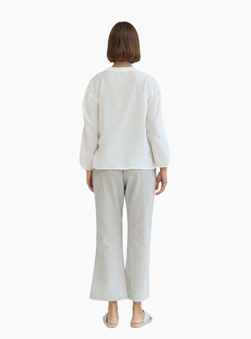 Pantalón Ilia vichy - azul