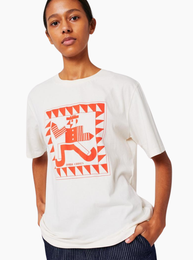 Camiseta Mr. Pencil - blanca