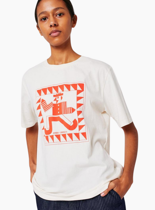 Camiseta Mr. Pencil - blanca