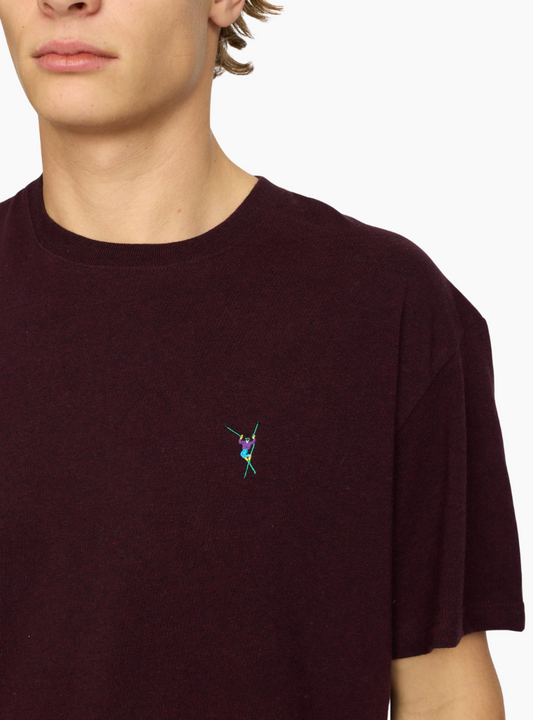 Camiseta Jum Application - burgundy