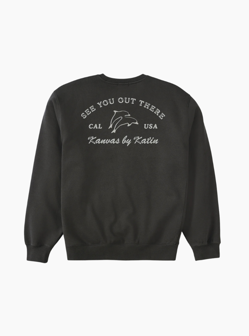 Sudadera Breach Crew Black Wash